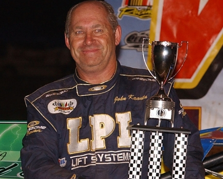 Kaanta celebrates at Cedar Lake. (K.C. Rooney)