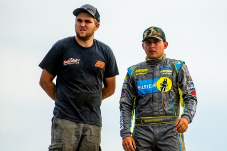 Chuck Kimble (left) and driver Devin Moran. (heathlawsonphotos.com)