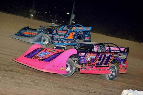 Rusty Schlenk (91) en route to his Attica victory. (Jim Balentine)