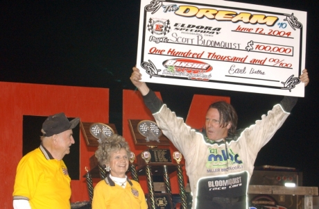 Scott Bloomquist at the 2004 Dream. (Brian McLeod photo)