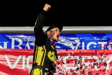 Ricky Thornton Jr. celebrates at Port Royal. (heathlawsonphotos.com)