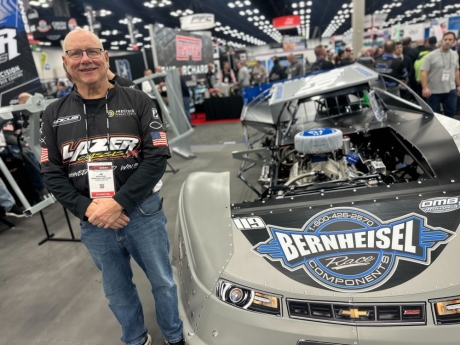 Jim Bernheisel at the PRI Trade Show. (DirtonDirt)