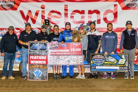SSI Motorsports in victory lane at All-Tech. (heathlawsonphotos.com)