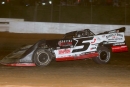 Braden Jones head for an April 11 Cagle Automotive Blue Ridge Outlaw Late Model Series victory at Natural Bridge (Va.) Speedway. (Clifford Dove)
