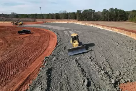 Owner Ronnie Powell handles the Modoc surface. (facebook.com/modocspeedway)
