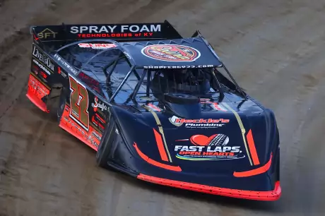 Chris Ferguson at Eldora Speedway. (joshjamesartwork.com)