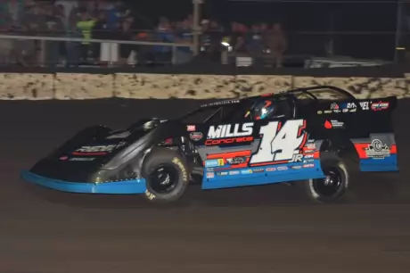 Trey Mills led 63 laps and finished 11th. (Rocky Ragusa)