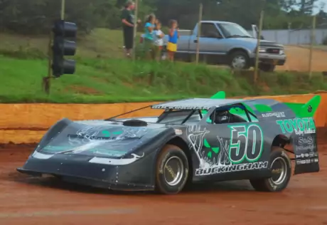 Shanon Buckingham was stripped of his victory for unapproved fuel. (pbase.com/3wheelinracingphotos)
