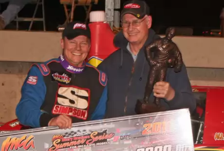 Ray Guss Jr. and car owner Hershel Roberts (picturethisphotos.net)