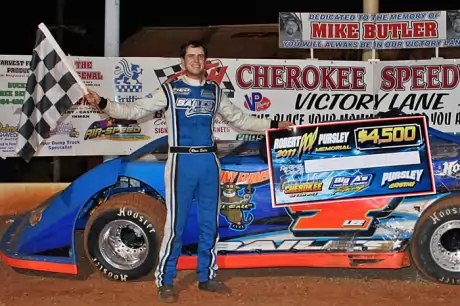 Ross Bailes earned $4,500 for his victory in the Robert Pursley Memorial. (Kelli Norris)