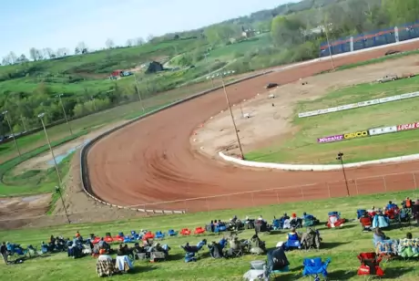 The odd-shaped west end of WVMS. (DirtonDirt.com)