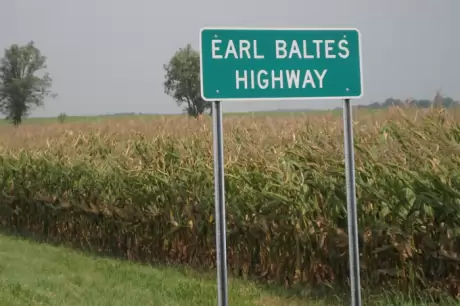 Ohio highway 118 was renamed for Baltes. (rickschwalliephotos.com)