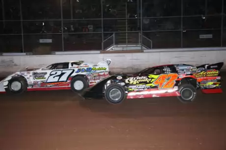Jake Redetzke pulled away from Terry Casey for the victory. (Ken Johnson)
